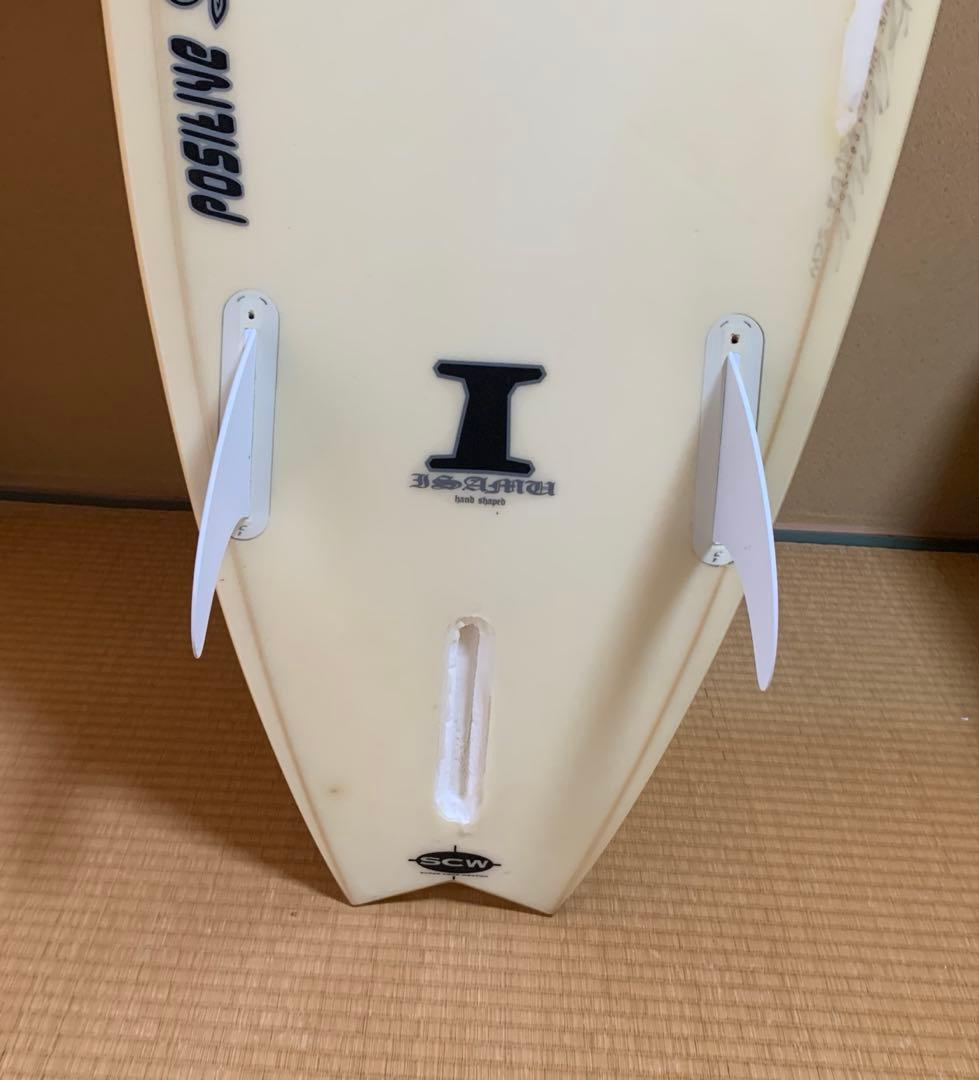 訳あり6.1feet ショートボード EPS フューチャーフィン2本、ケース付き