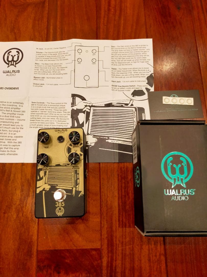 【アカナガ】WALRUS AUDIO 385 overdrive