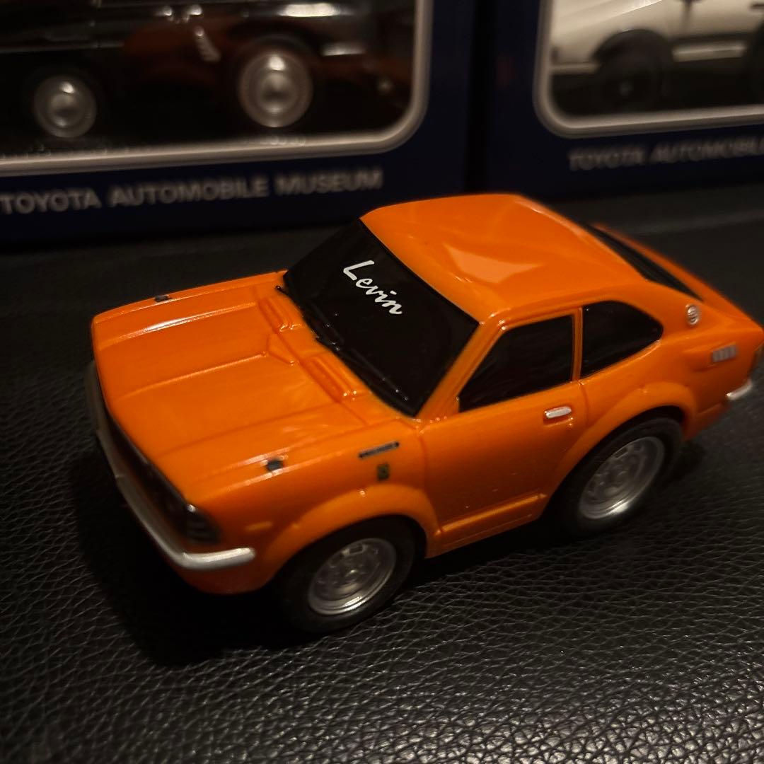 トヨタ自動車博物館プルバックカー 4台セット　クラウン　カローラ　トレノ　レビン