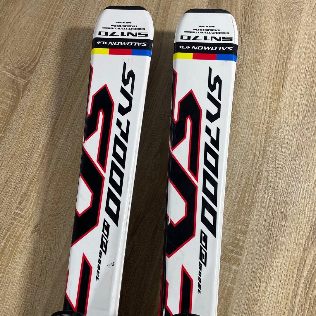 SALOMON170cm Hart27/27.5cmストック付きスキーセット