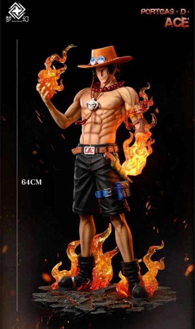 【ワンピース】エース 超特大ガレージキットフィギュア70cm！ONE PIECE