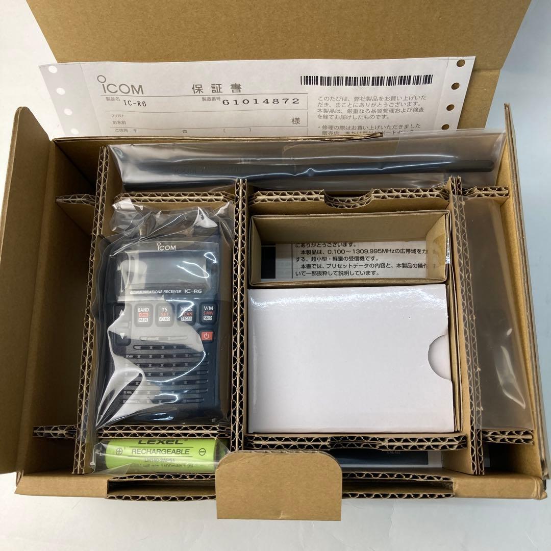 ICOM IC-R6 エアバンドに最適　受信機　新品