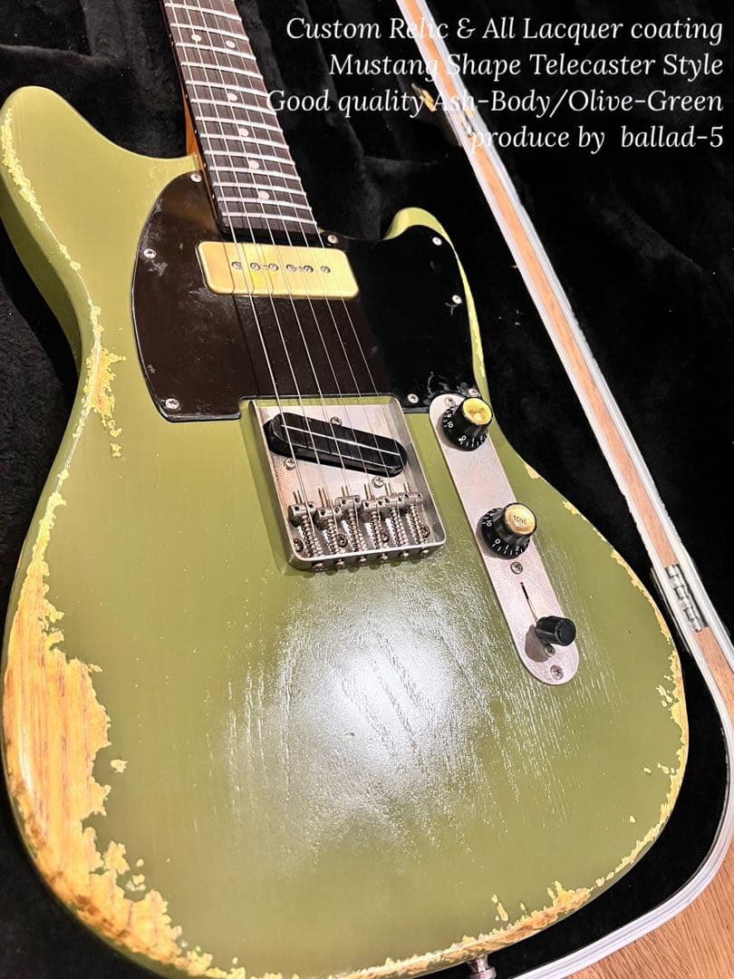 ⭐︎Custom Relic Mustang shape Telecaster⭐︎
