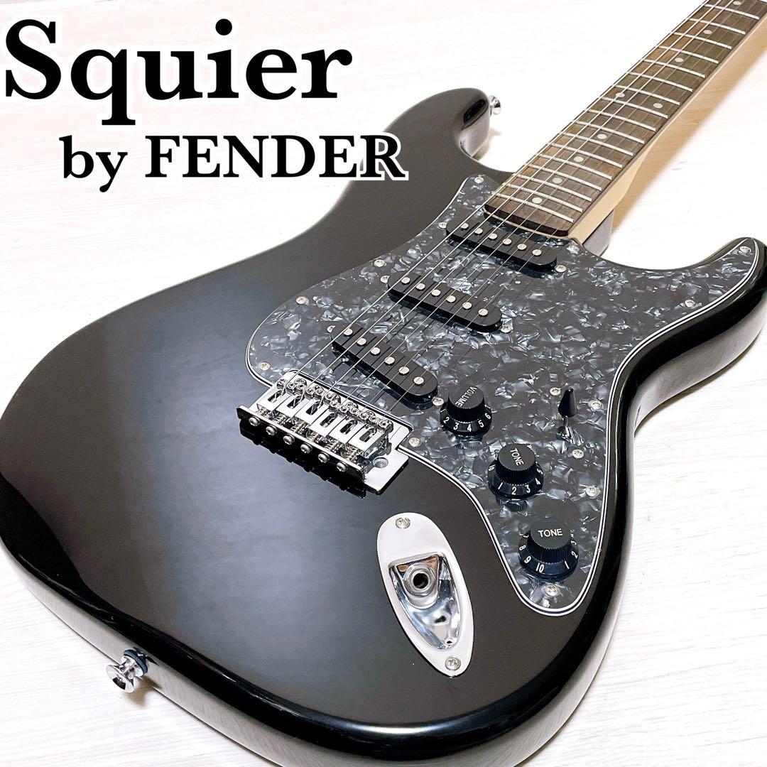 スクワイヤー バイ フェンダー ストラトキャスター エレキギター ブラック