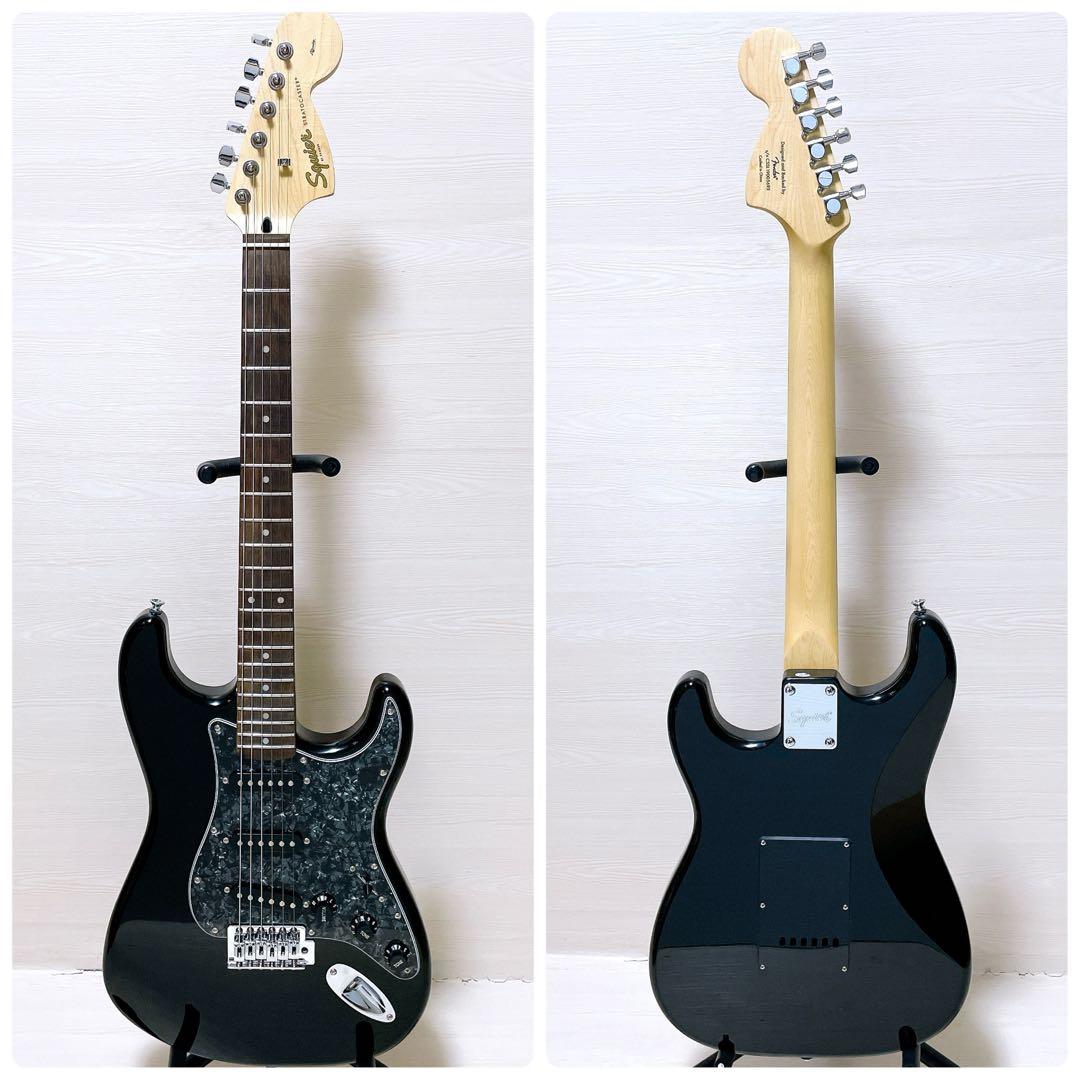 スクワイヤー バイ フェンダー ストラトキャスター エレキギター ブラック