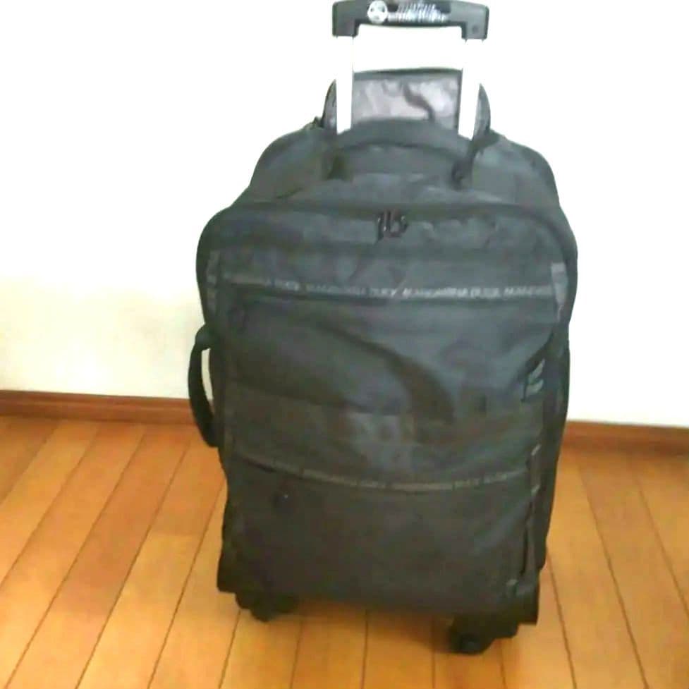 MANDARINA DUCK ソフトキャリーバッグ 色マリンブルー、4輪タイプ