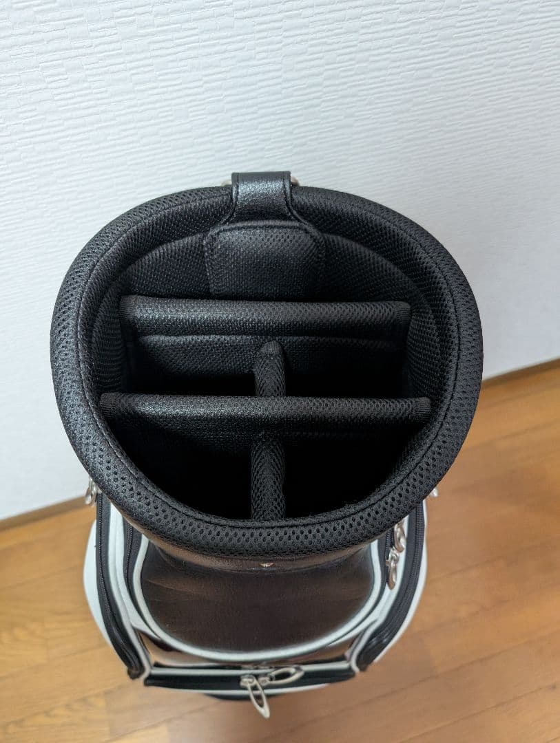 ブリヂストン キャディバッグ ホワイト/ブラック/レッド