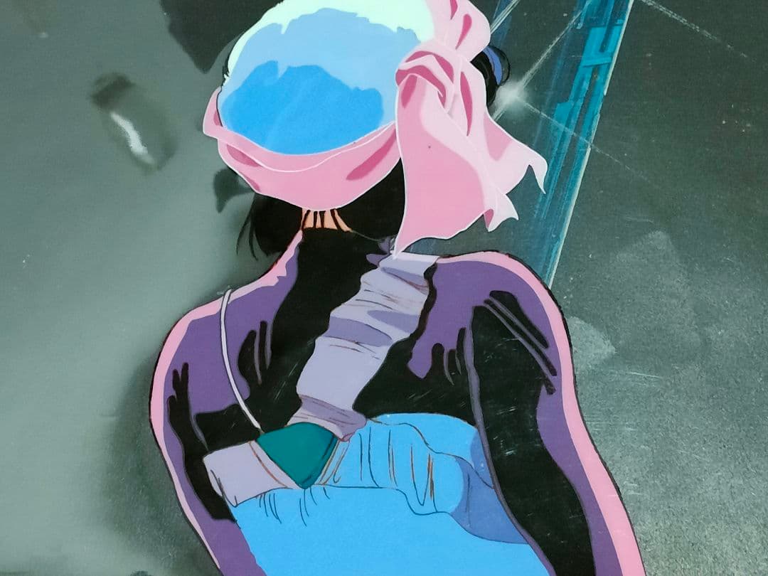 最終値引　マクロス　大判　セル画　ミンメイ　美樹本晴彦　アニメ　エンディング