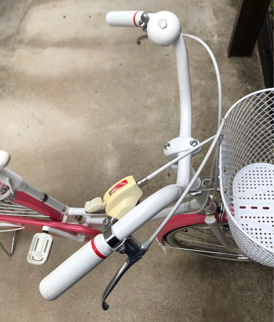 Kawamura シティサイクルホワイトピンク　24㌅内装3段　ママチャリ