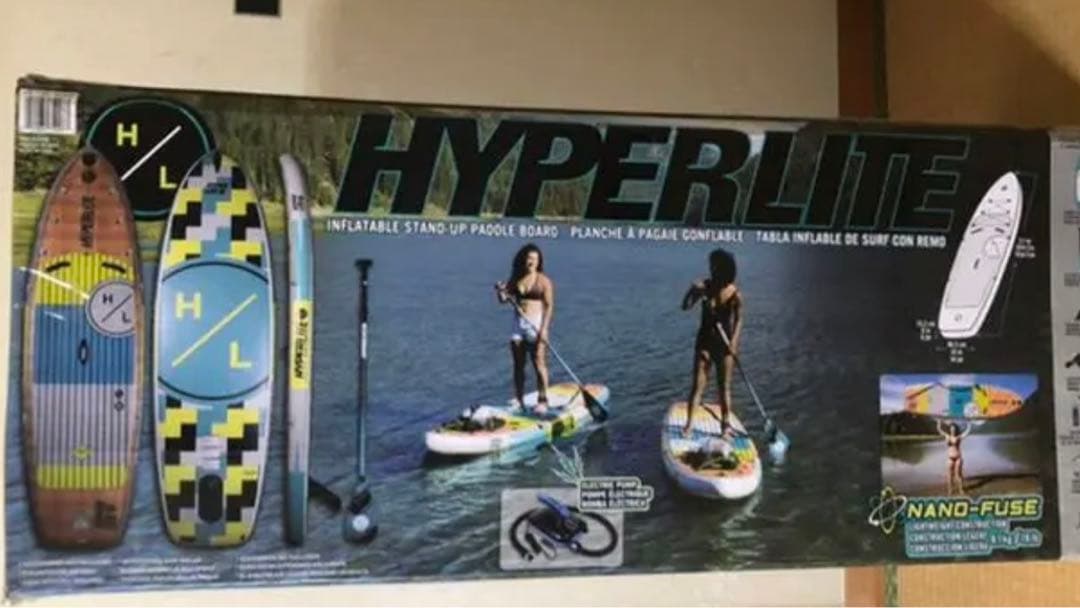 新品未開封 ハイパーライト スタンドアップパドルボード SUP 電動ポンプ付き