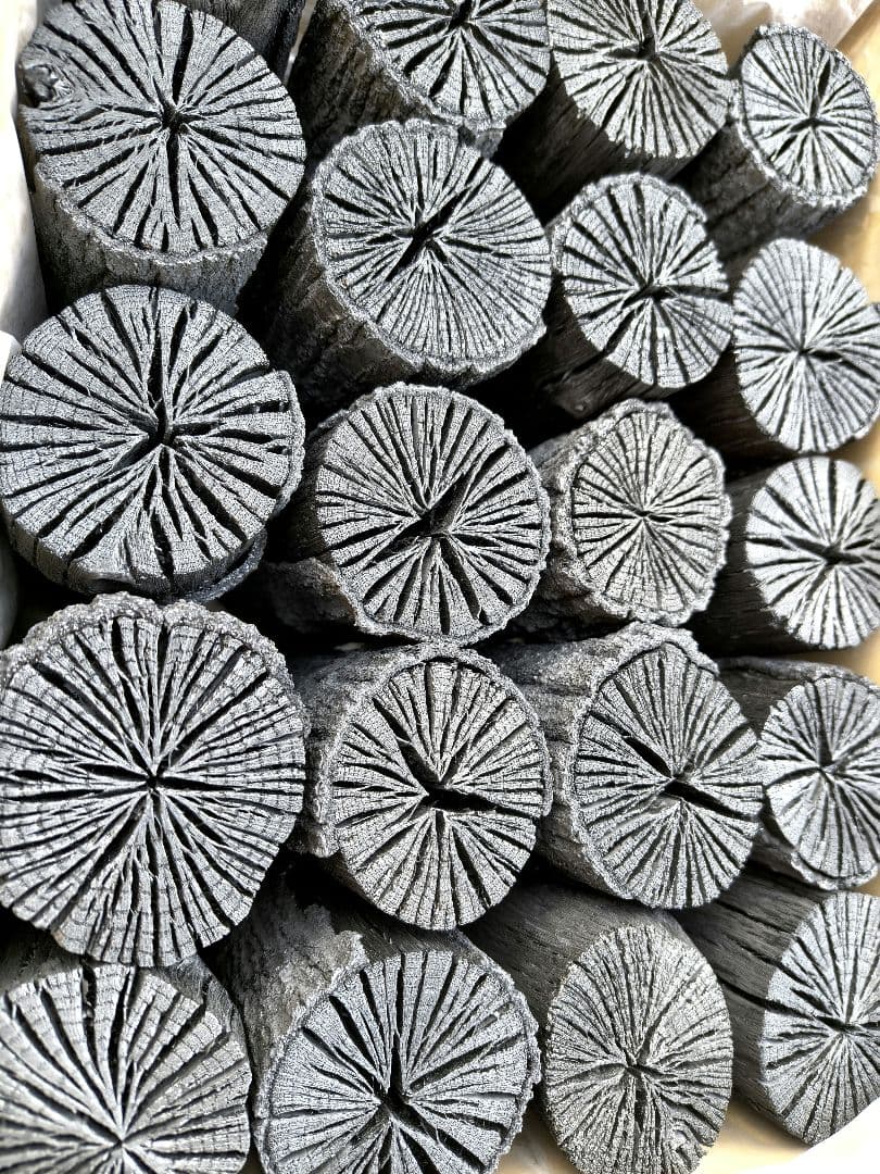 【愛媛産】クヌギ炉用胴炭約5kg 皮剥がれ