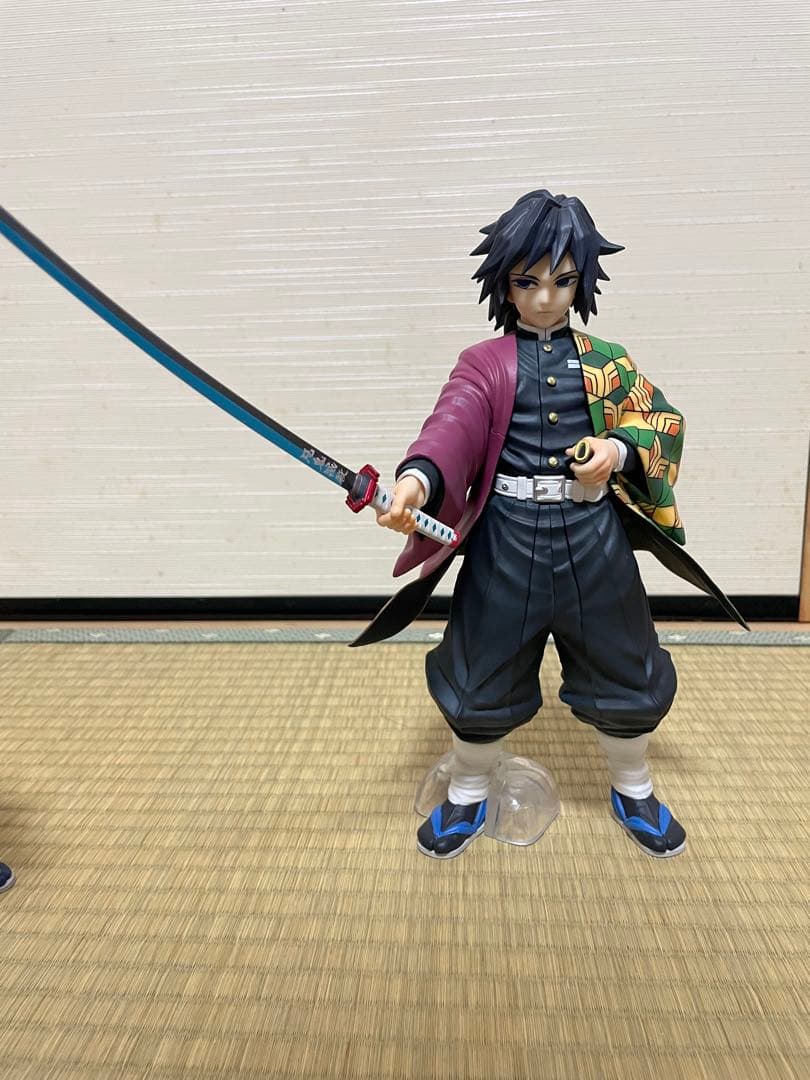 美品】一番くじ 鬼滅の刃 柱稽古　フィギュア　不死川実弥 伊黒小芭内 冨岡義勇