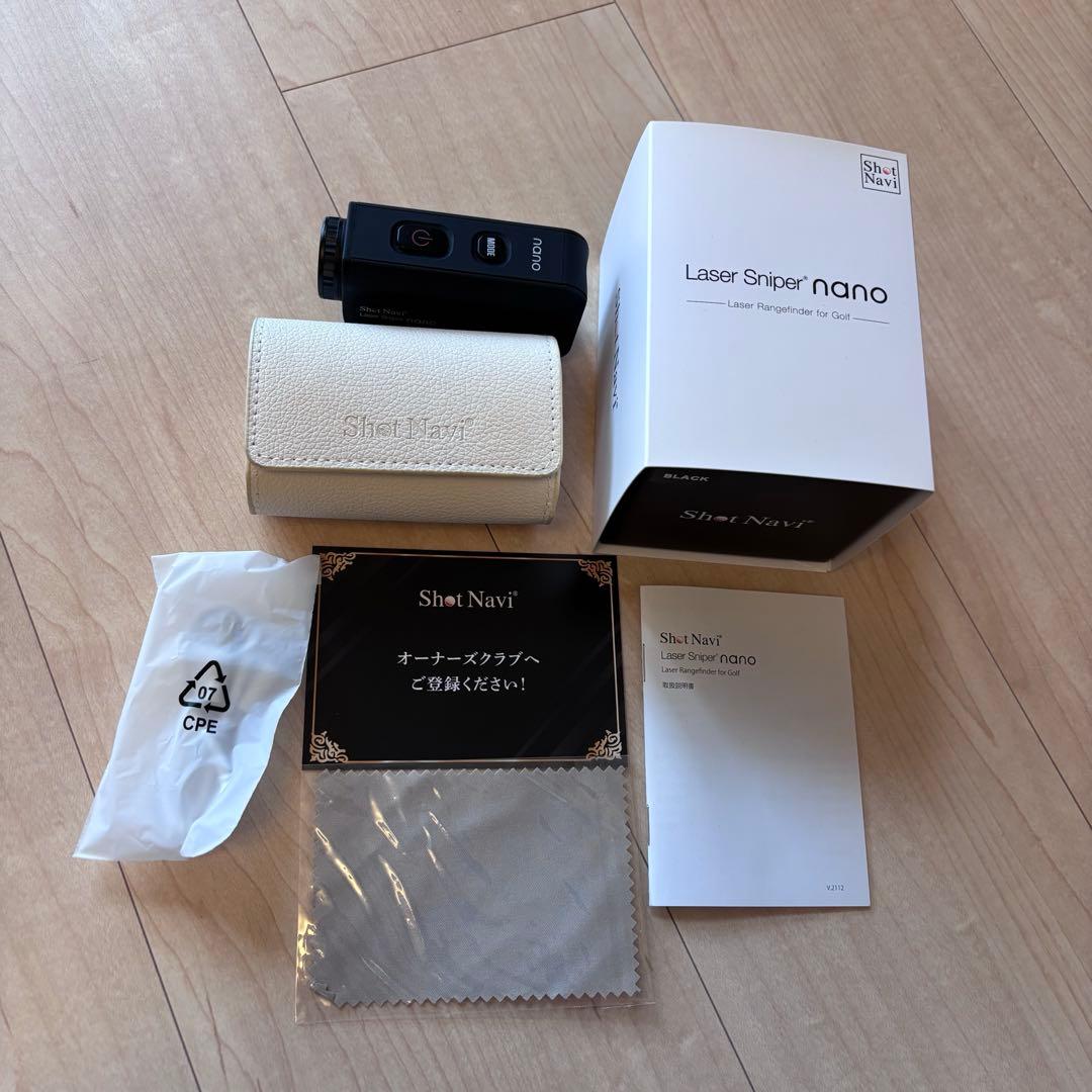 【美品】ショットナビ レーザー スナイパーナノ　レーザー距離計