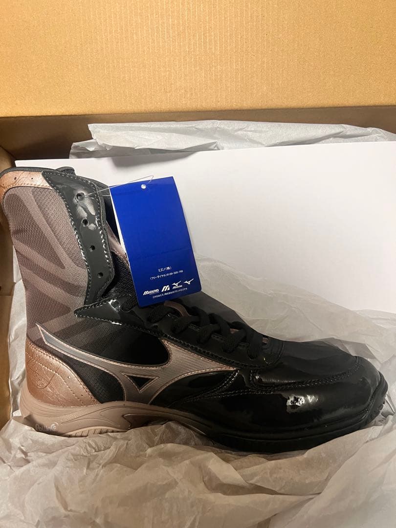 MIZUNO ボクシングシューズ ウエーブモンスターblack 25