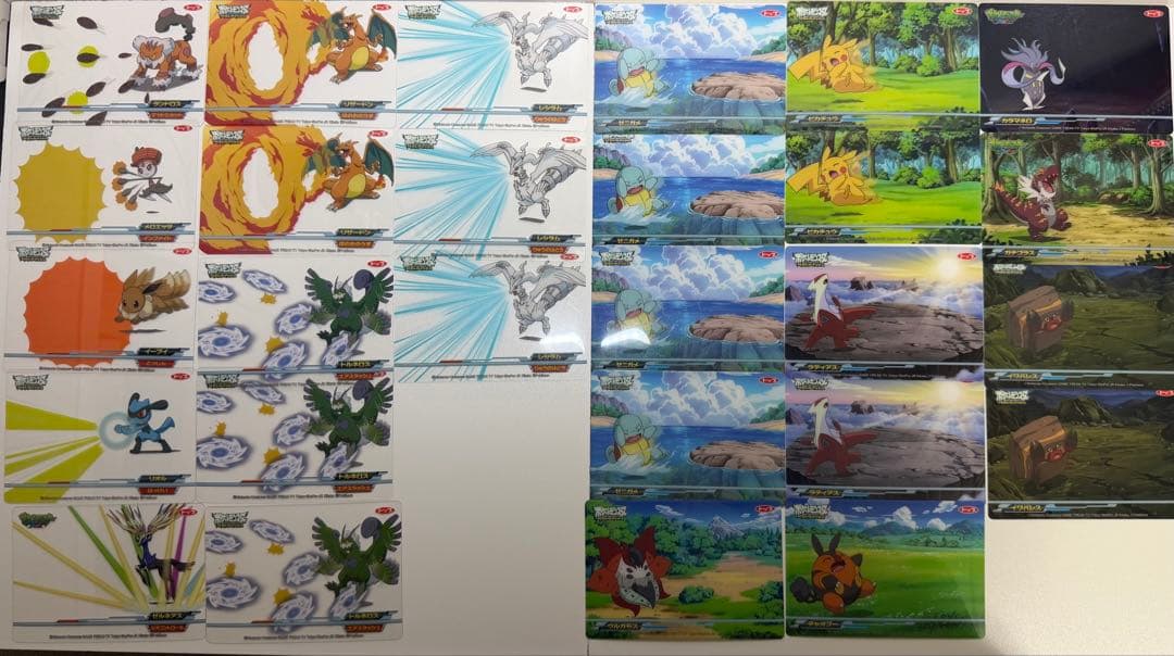 ポケモン　トップ製菓　バトルガム　カード　27枚　おまけカード　ベストウィッシュ