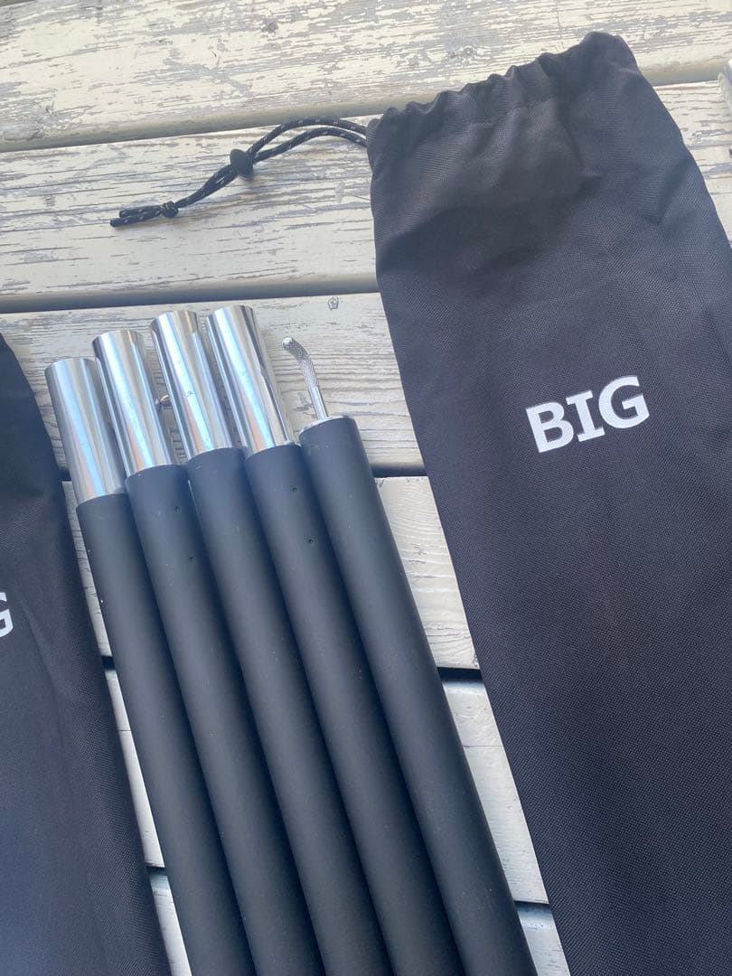 DOD ビッグタープポール ブラック 2セット ディーオーディー 美品