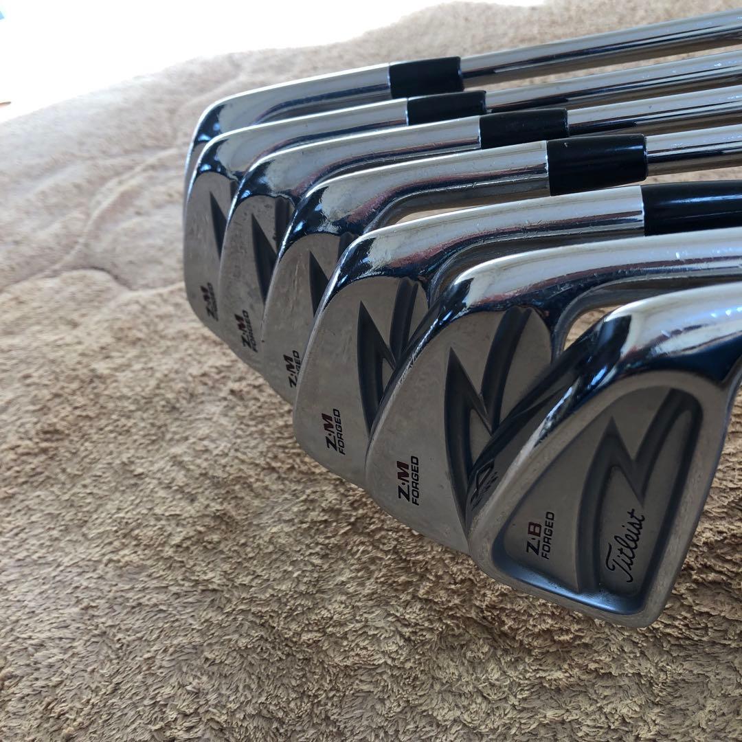 【希少】タイトリストZ・M FORGED アイアン 6本 Z・B 4番の計７本