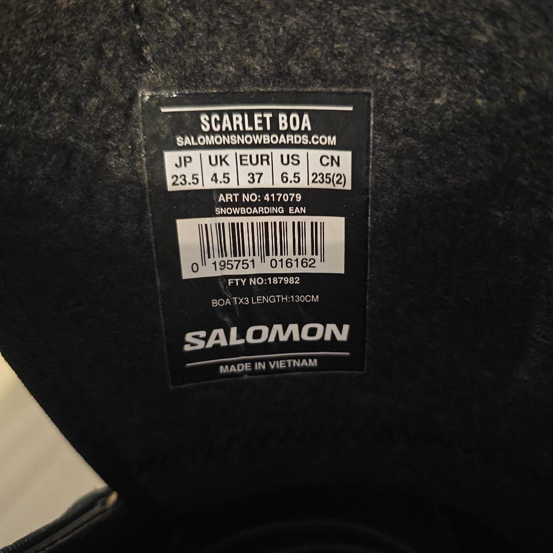 SALOMON　スノボレディースブーツ23.5cm　箱つき
