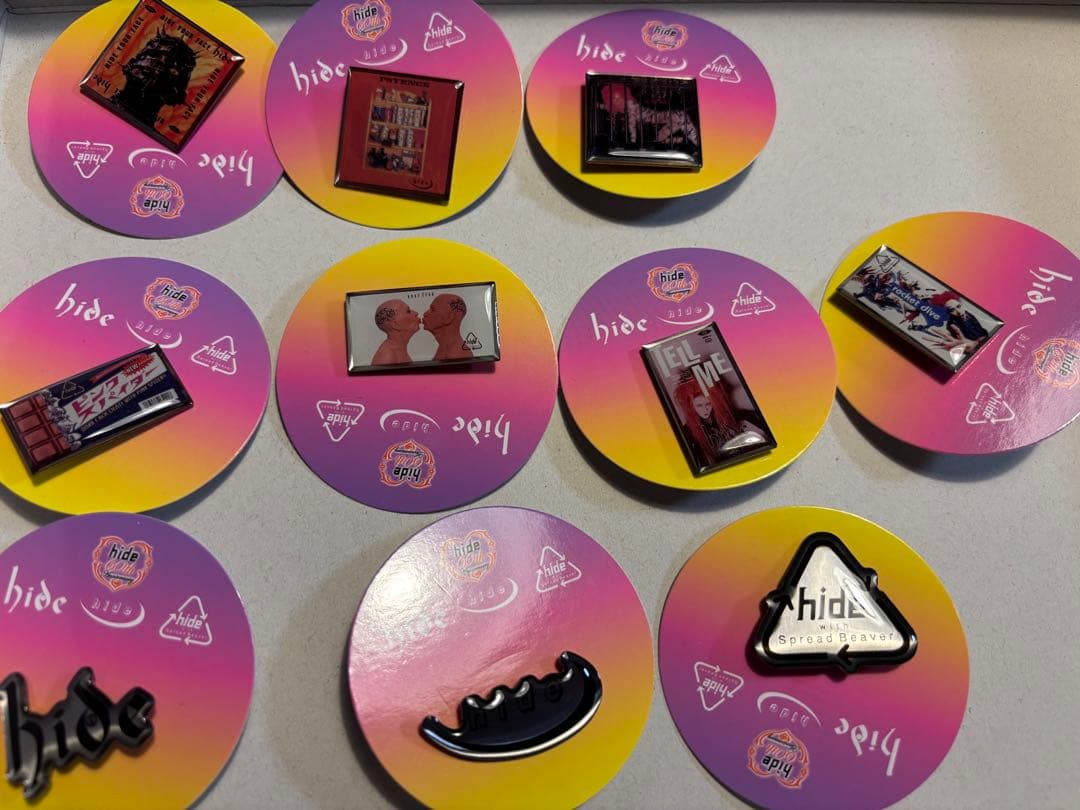 hide PINS CAPSULE ヒデピンズカプセル 全10種類 コンプセット