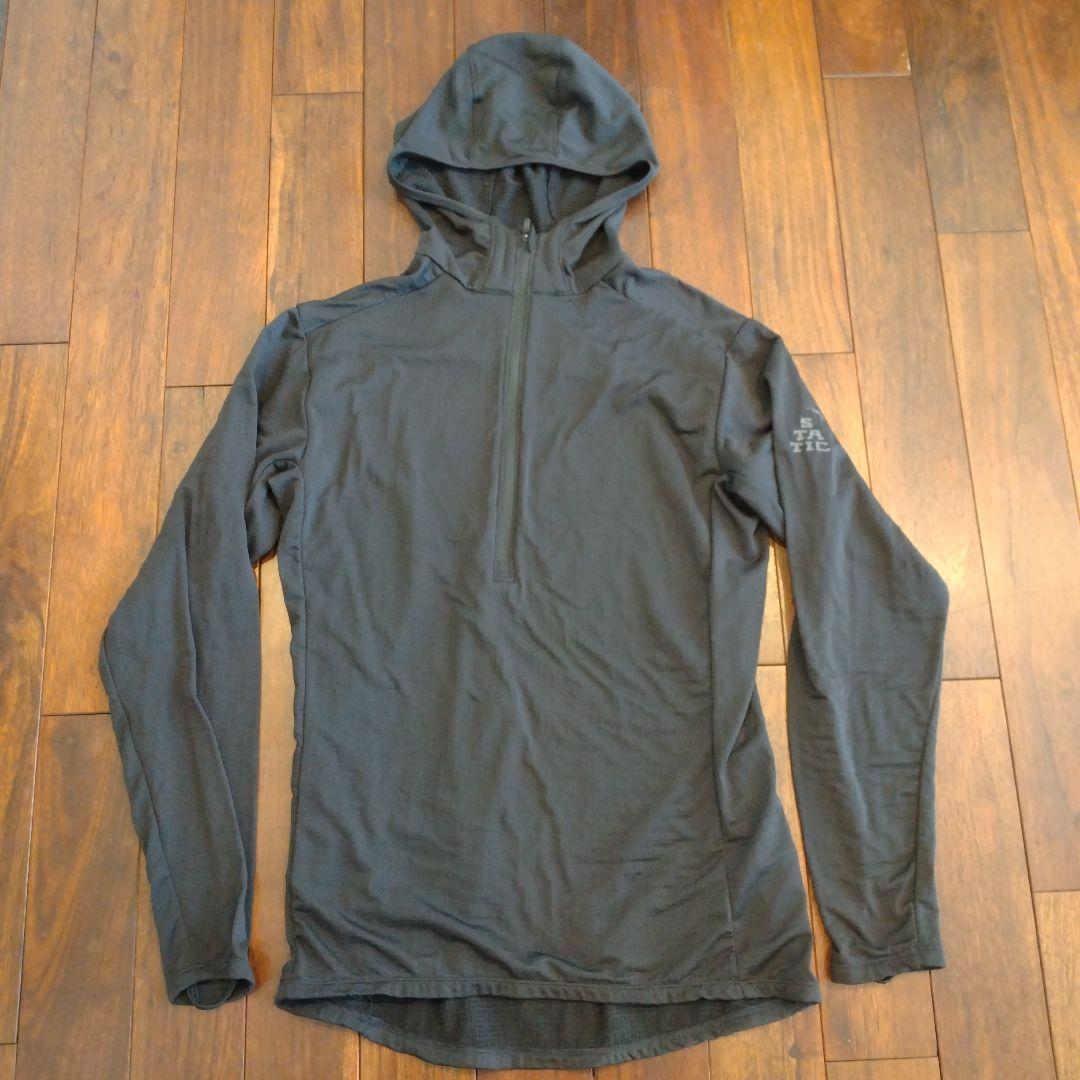 スタティック　static アクセルフーディ　サイズS　ブラック