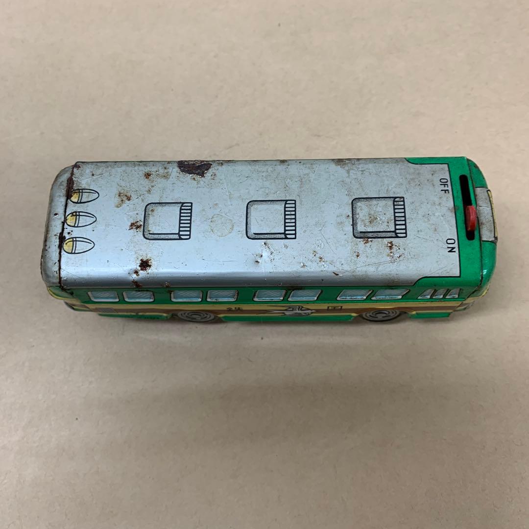 ブリキ製　国鉄バス　グリーン　【米沢玩具製？】