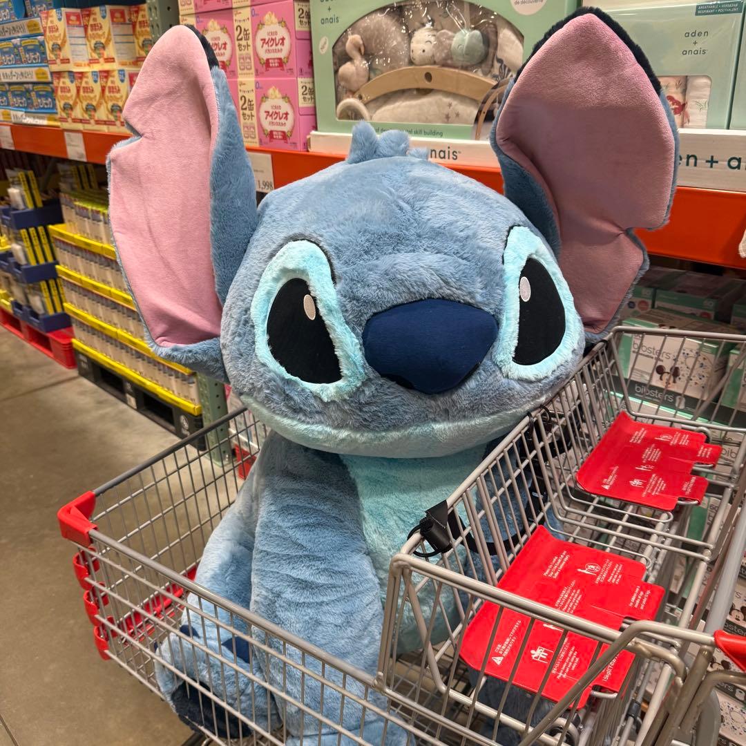 新品 スティッチ ぬいぐるみ ディズニー　コストコ　特大サイズ