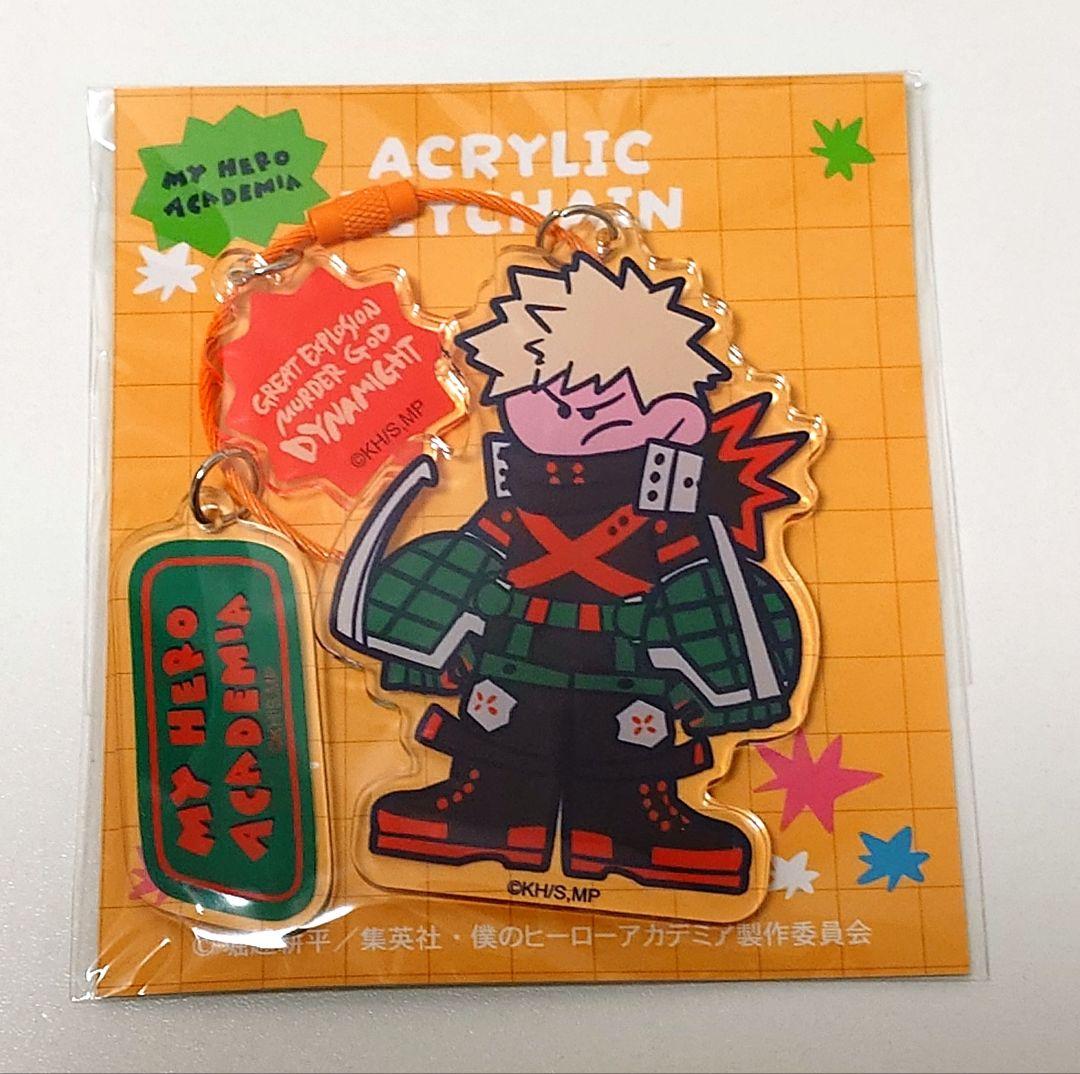 僕のヒーローアカデミア　アクリルキーホルダー　緑谷出久　爆豪勝己　水沢石鹸