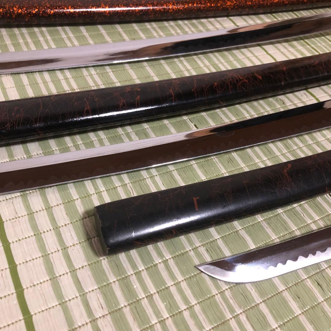 模造刀　模擬刀　武士　侍　伝統工芸品　剣　ソード　太刀　鞘　鍔　大衆演劇　3本