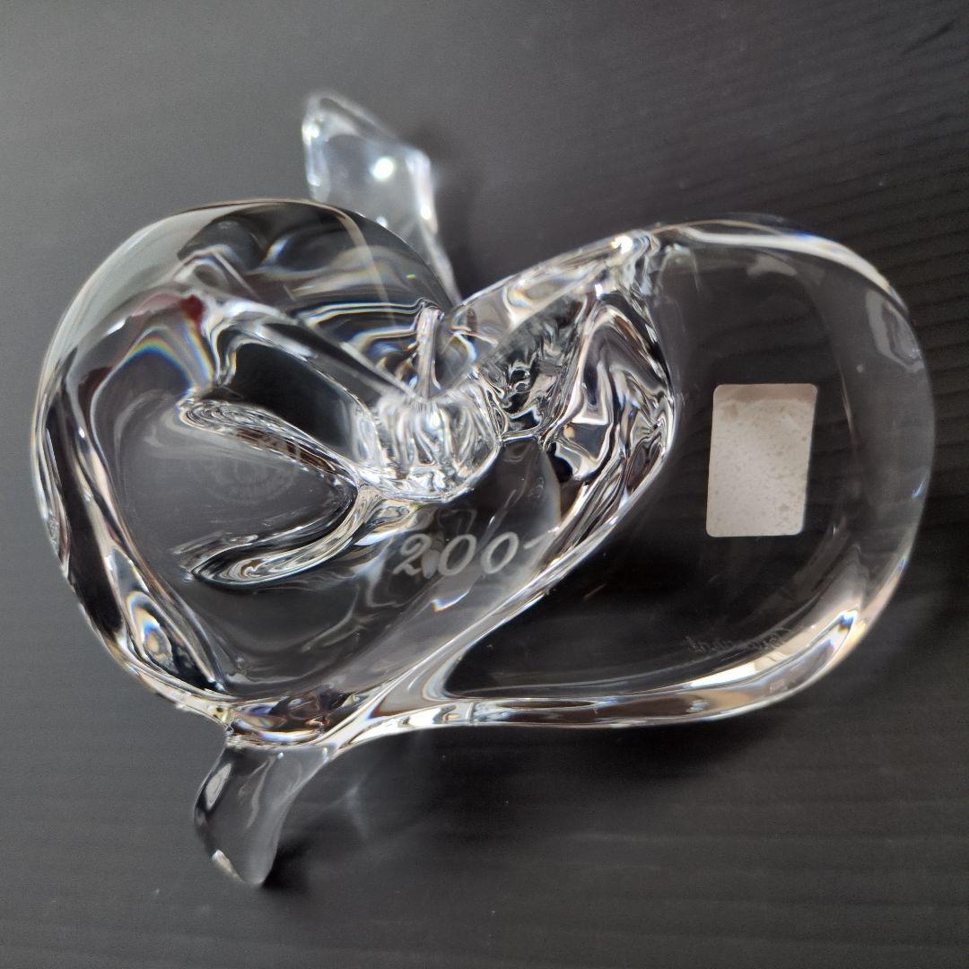 【美品・箱付き】バカラ／干支 巳 蛇 スネイク フィギュリン 置物