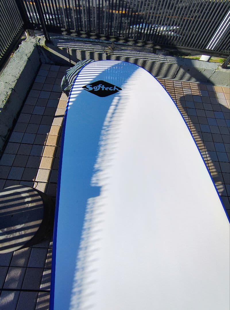 Softech ロングボード 8'4\" 青/白
