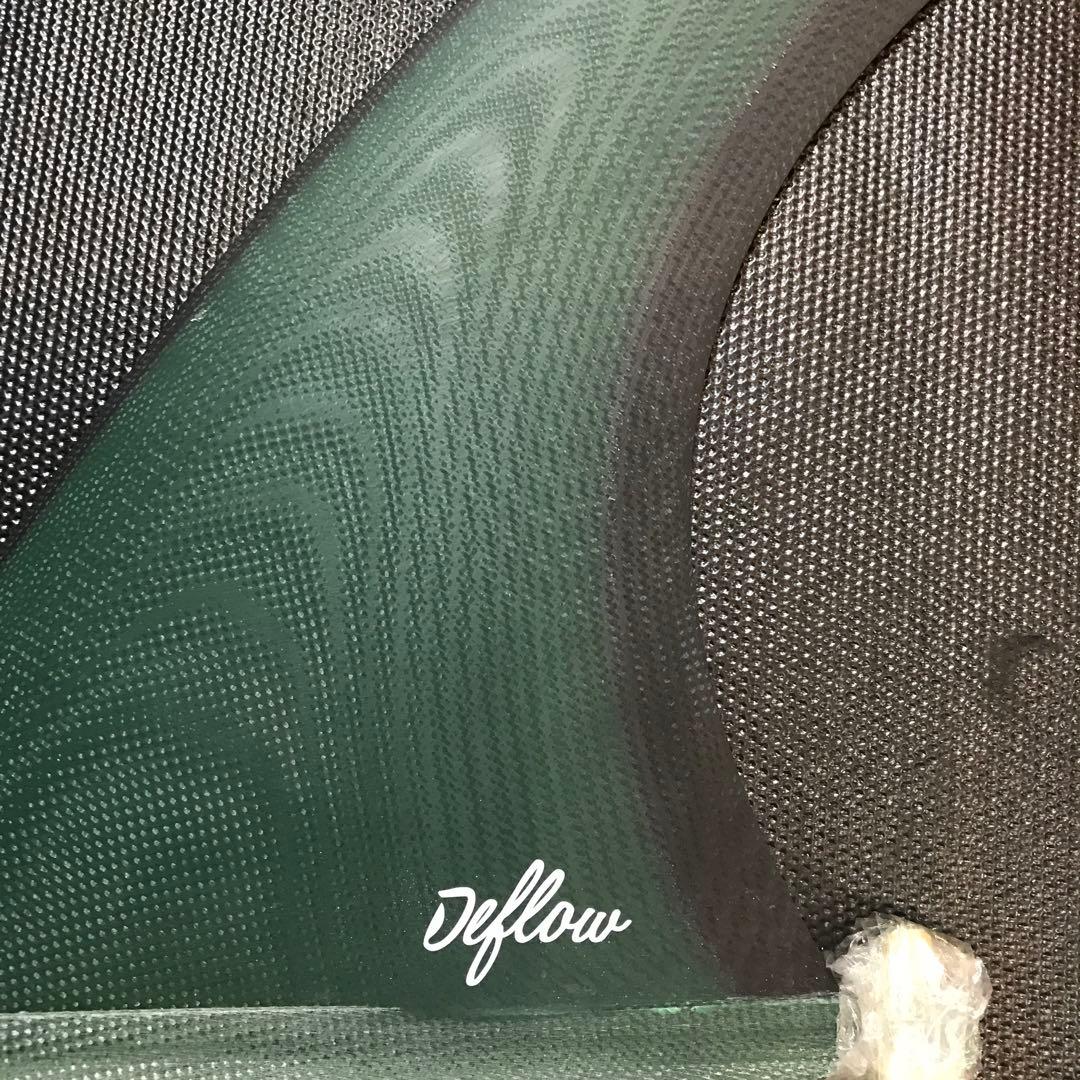 Deflow サーフボードフィン グリーン
