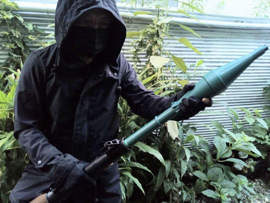 フルスクラッチ RPG-7 ロケットランチャー 3Dプリンター 成形 H