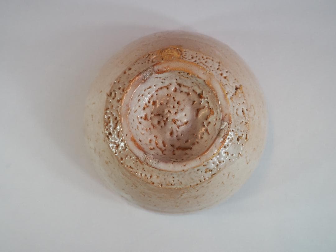 12代田原陶兵衛造『萩井戸写茶碗』 (共箱)