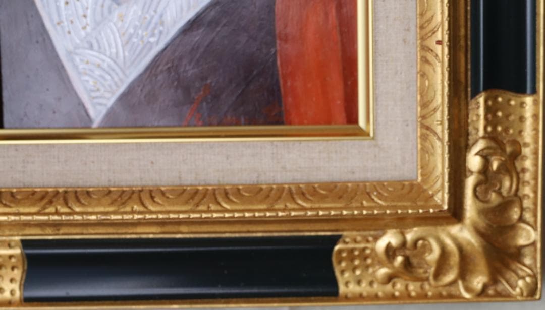 『薫香』　油彩肉筆画