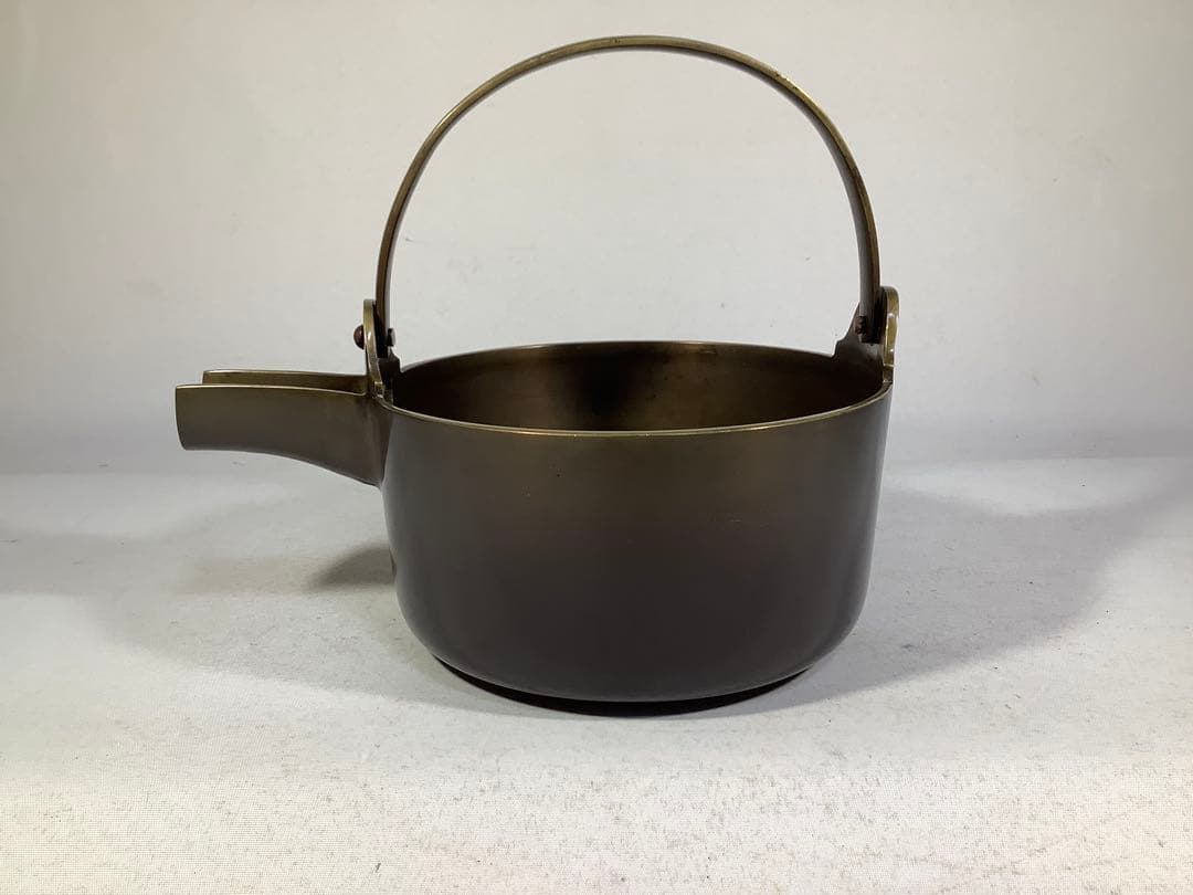 唐銅　汁器　浄雲　茶道具　送料無料