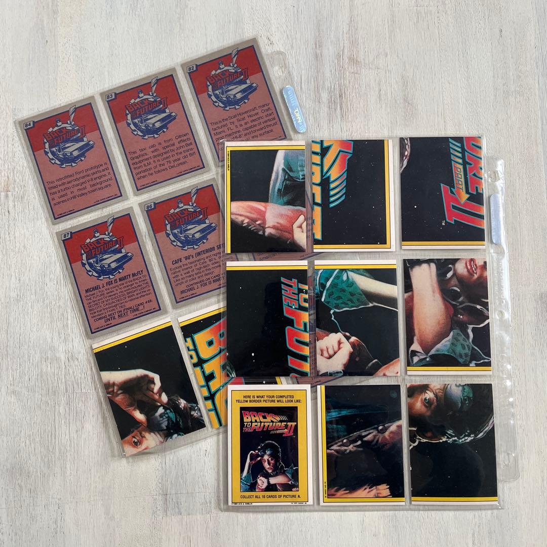 BACK TO THE FUTURE Ⅱ／toppsトレーディングカード88枚