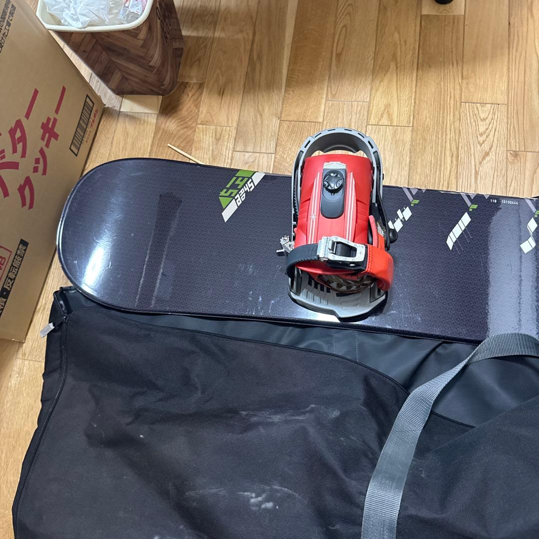 スノーボード レッドバインディング 収納バッグ付き
