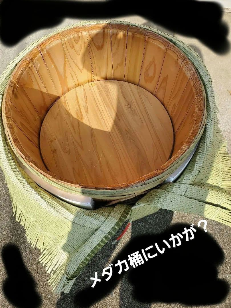 De　酒樽　薦被り　四斗樽　二斗　空樽　蓋セット