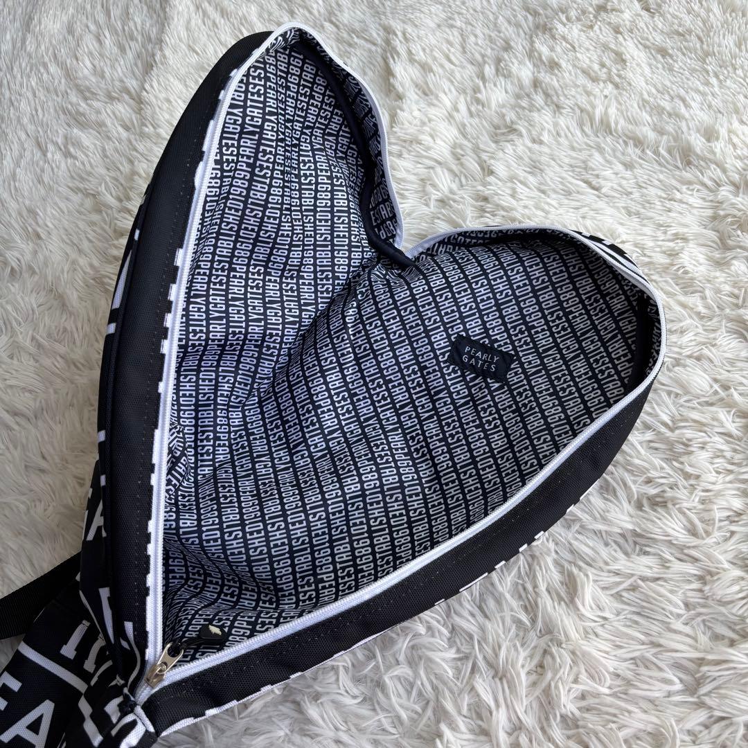 (美品) パーリーゲイツ クラブケース 総柄 ブラック