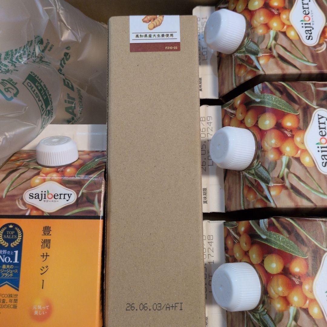 フィネス　豊潤サジー 1000ml 300ml　サジーがよくあうしょうがみつ付