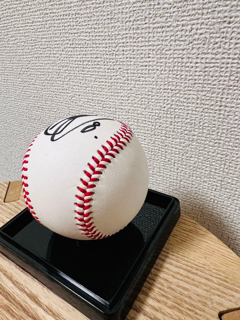 ジャイアンツ 丸佳浩選手 直筆サインボール 2019年沖縄キャンプ ケース付き