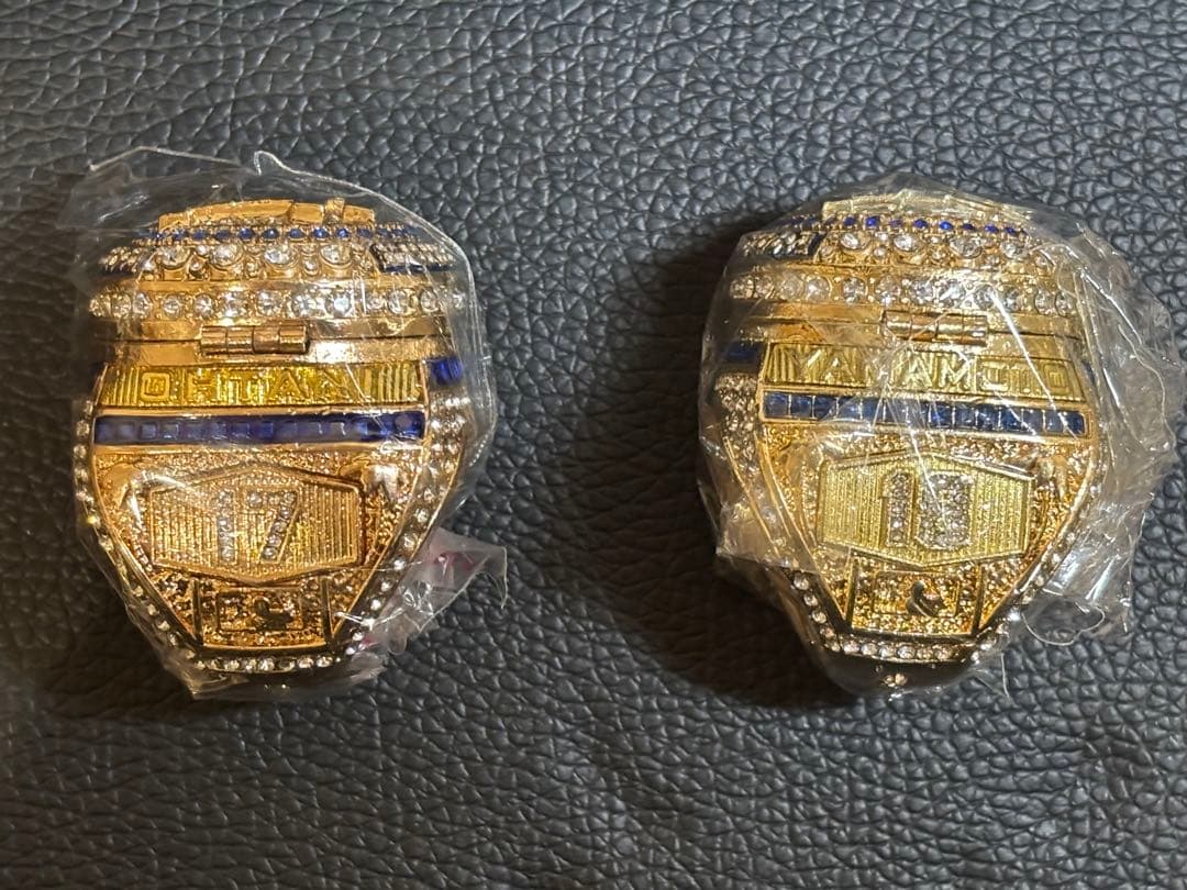 ⭐️年末セール⭐️ラスト1点限定！！★大谷翔平&山本由伸 2024 世界一記念リング