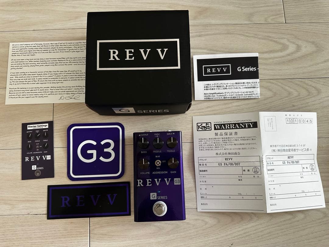 REVV G3 ディストーション　美品　箱付