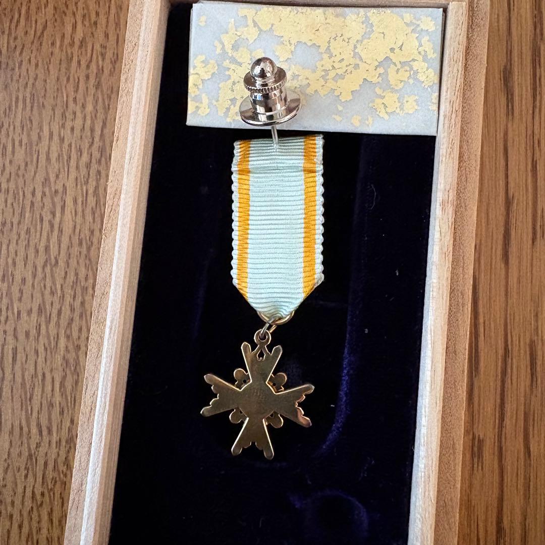 瑞宝四等章　略章勲章　造幣局製