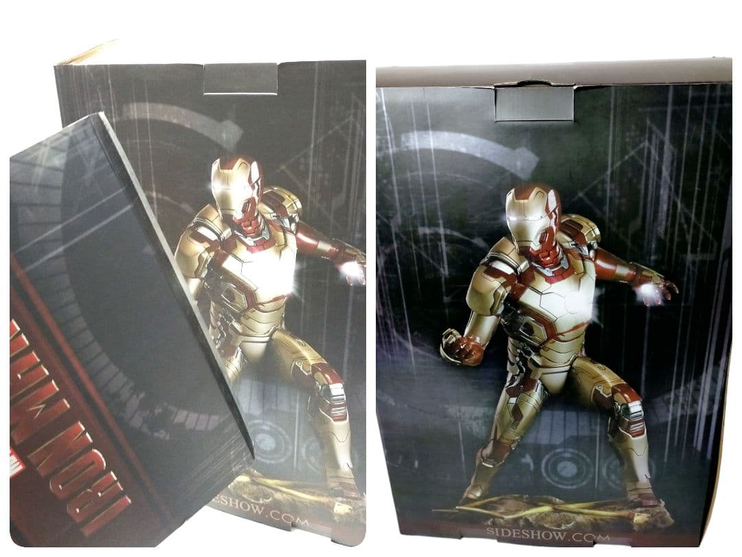 【激レア-箱有り・点灯確認済】アイアンマン　フィギュア　サイドショウ　マーク42