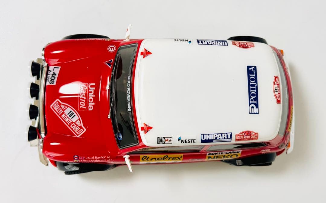 Mシャーシ ローバーミニ モンテカルロラリー12灯　電飾仕様 新品ボディ