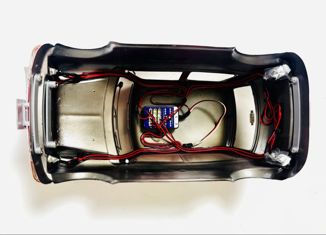 Mシャーシ ローバーミニ モンテカルロラリー12灯　電飾仕様 新品ボディ