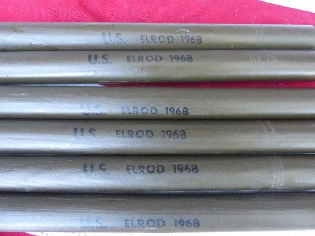 1968” 米軍実物 ナム戦 デッド!　テントポール　8本セット 軍幕 259