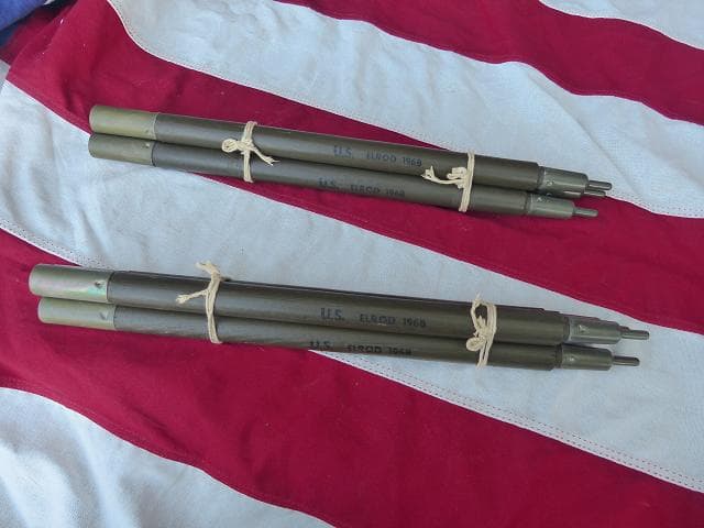 1968” 米軍実物 ナム戦 デッド!　テントポール　8本セット 軍幕 259