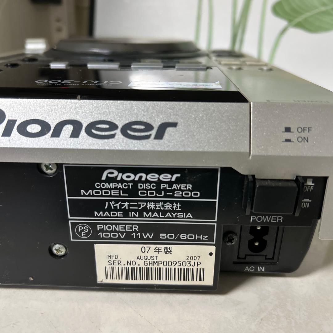 Pioneer CDJ-200 DJ機材 完動品